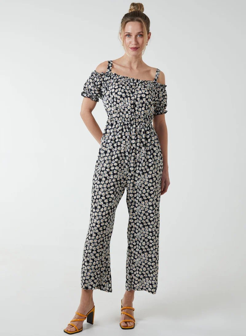 Blue Vanilla Cami Strap Bardot Daisy Jumpsuit